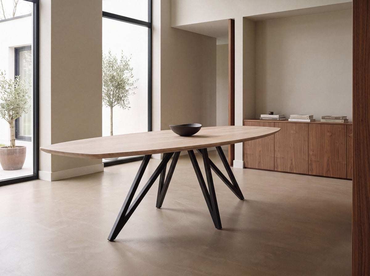 Zweeds ovale eiken eettafel Bjarni