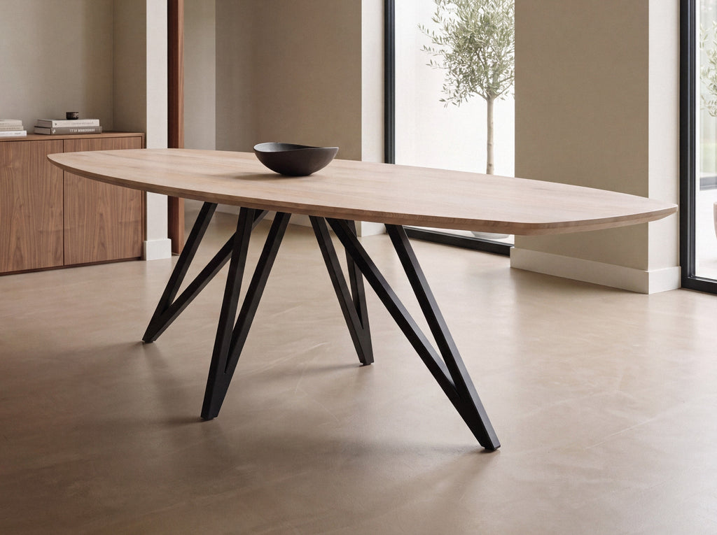 Zweeds ovale eiken eettafel Bjarni
