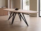 Zweeds ovale eiken eettafel Bjarni