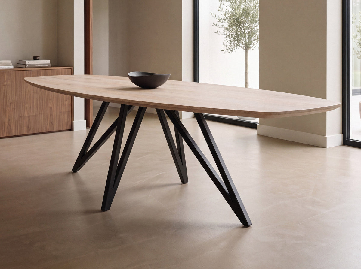 Zweeds ovale eiken eettafel Bjarni