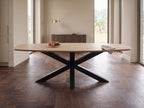 Zweeds ovale eiken eettafel Charlotta