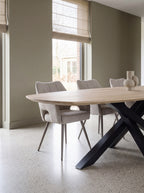 Zweeds ovale eiken eettafel Esben