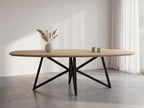 Zweeds ovale eiken eettafel Arnora