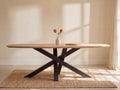 Zweeds ovale eiken eettafel Esben