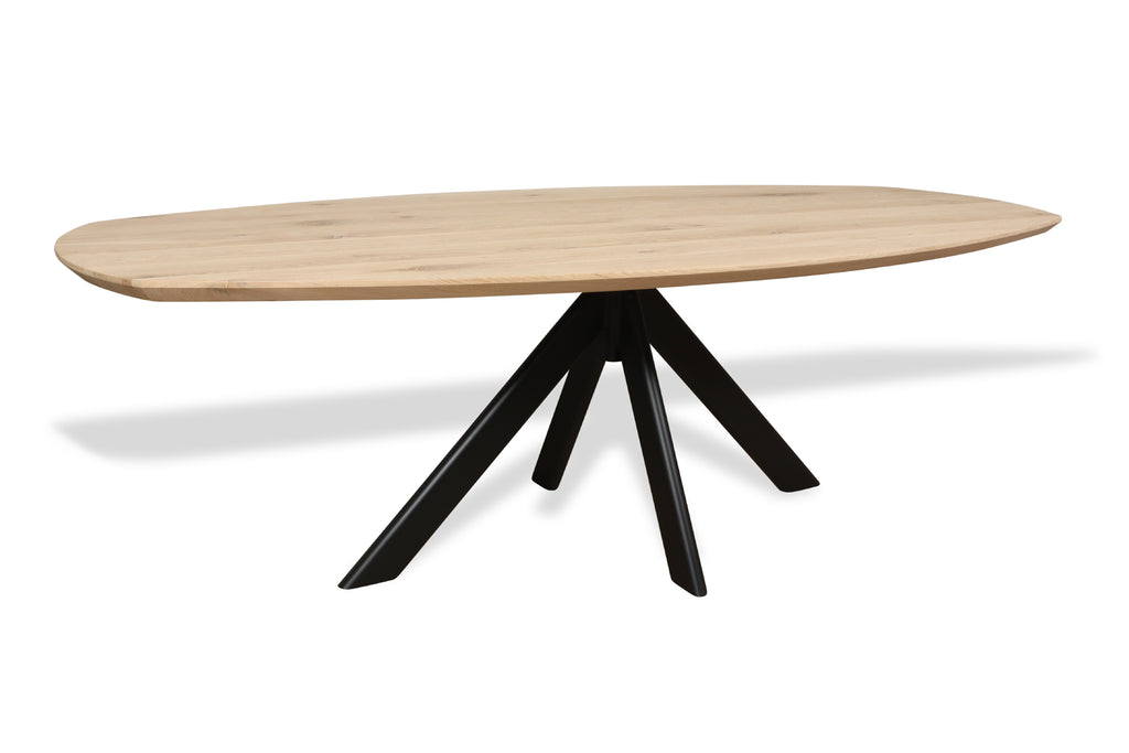 Zweeds ovale eiken eettafel Klara