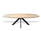 Zweeds ovale eiken eettafel Klara