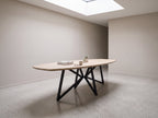 Zweeds ovale eiken eettafel Arnora