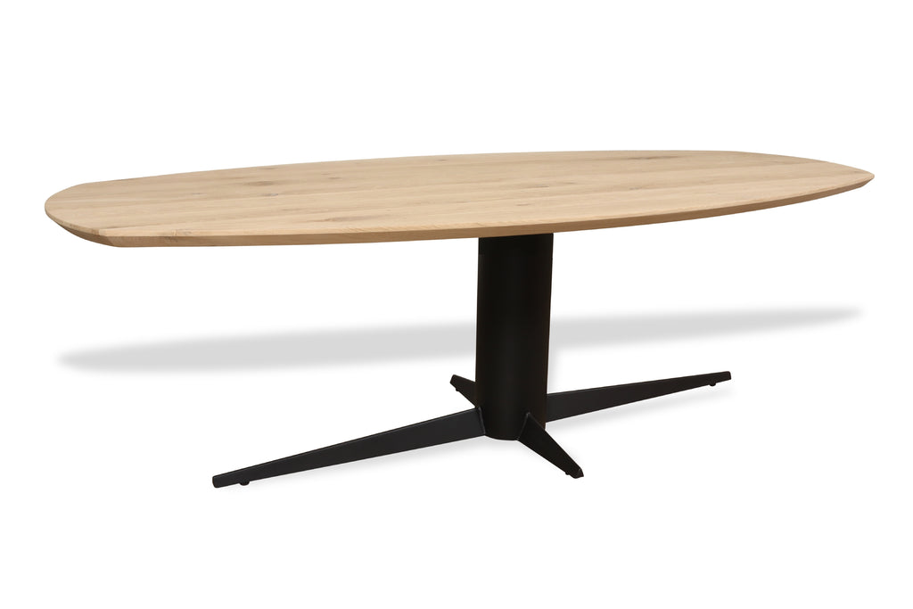 Zweeds ovale eiken eettafel Tyra
