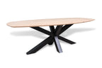 Zweeds ovale eiken eettafel Charlotta