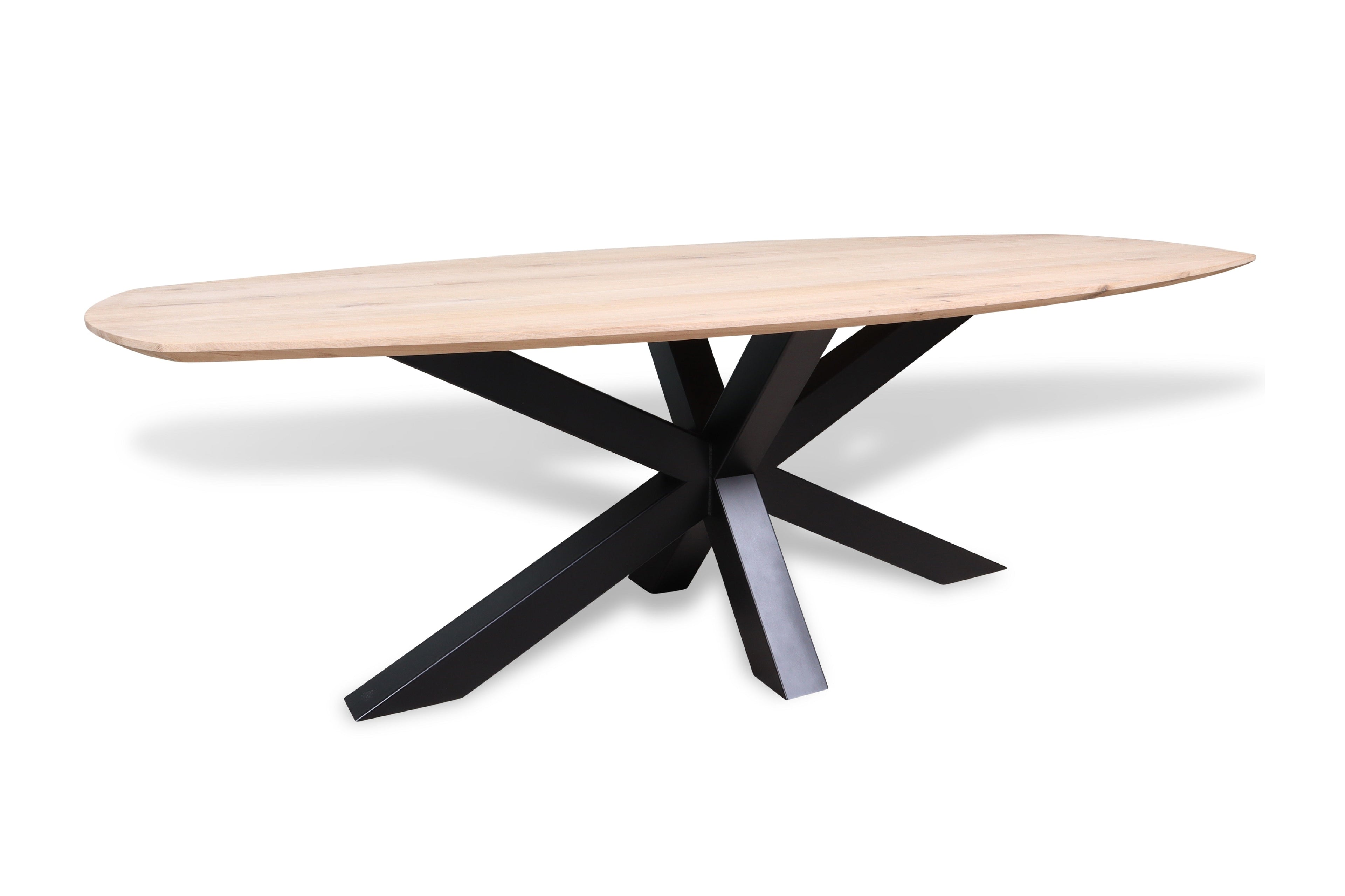 Zweeds ovale eiken eettafel Charlotta