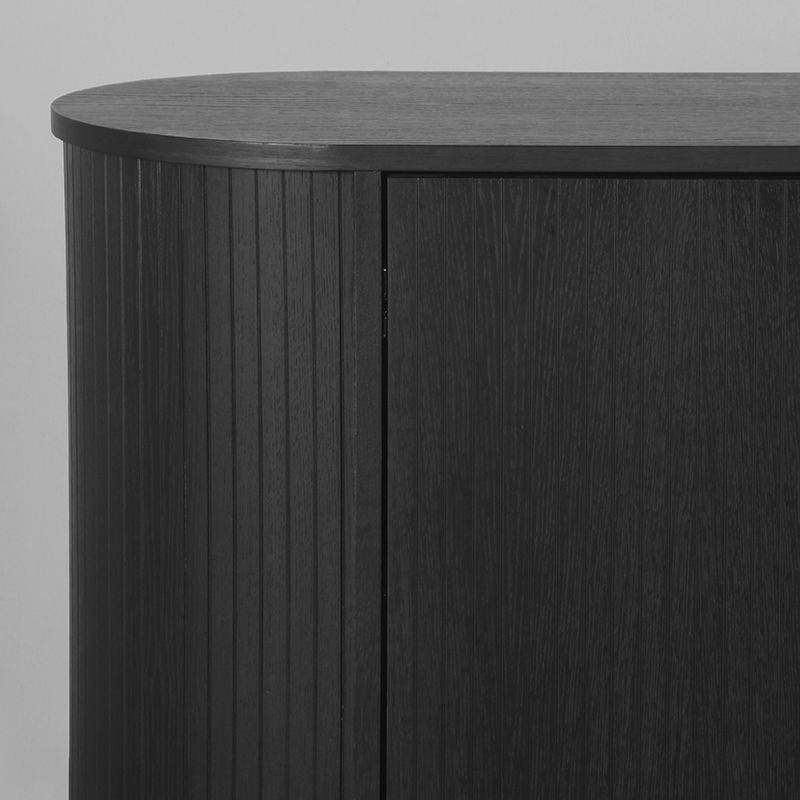 Eiken dressoir Oliva zwart 180cm