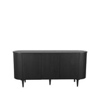 Eiken dressoir Oliva zwart 180cm