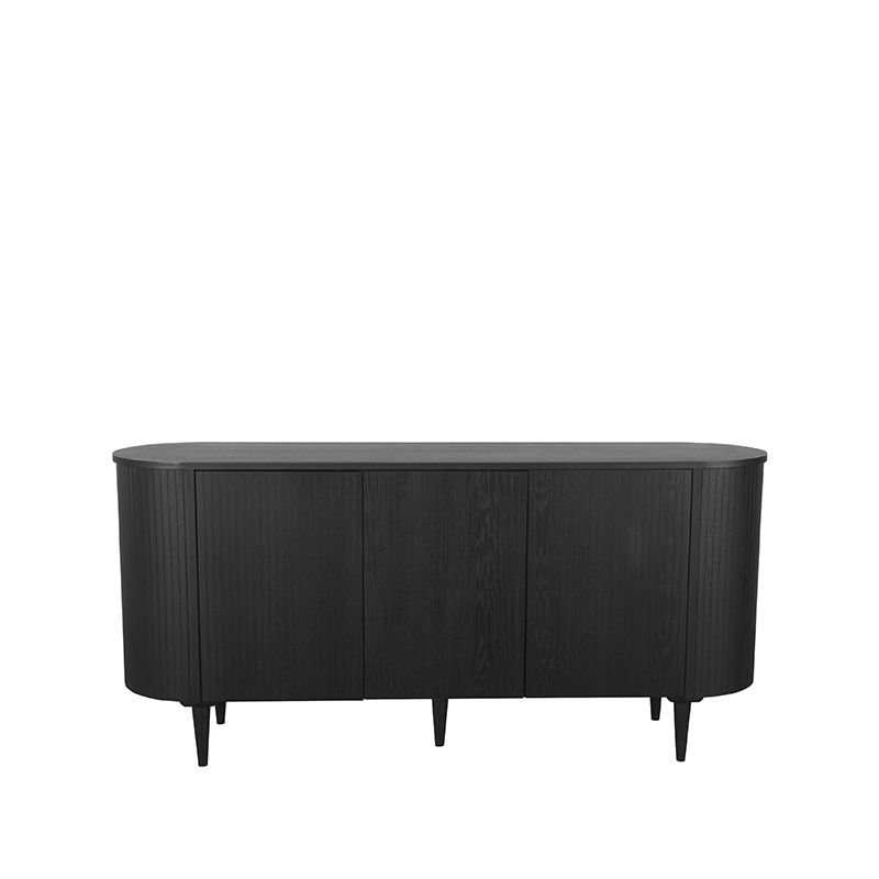 Eiken dressoir Oliva zwart 180cm