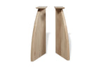 Eiken v-poot set van 2