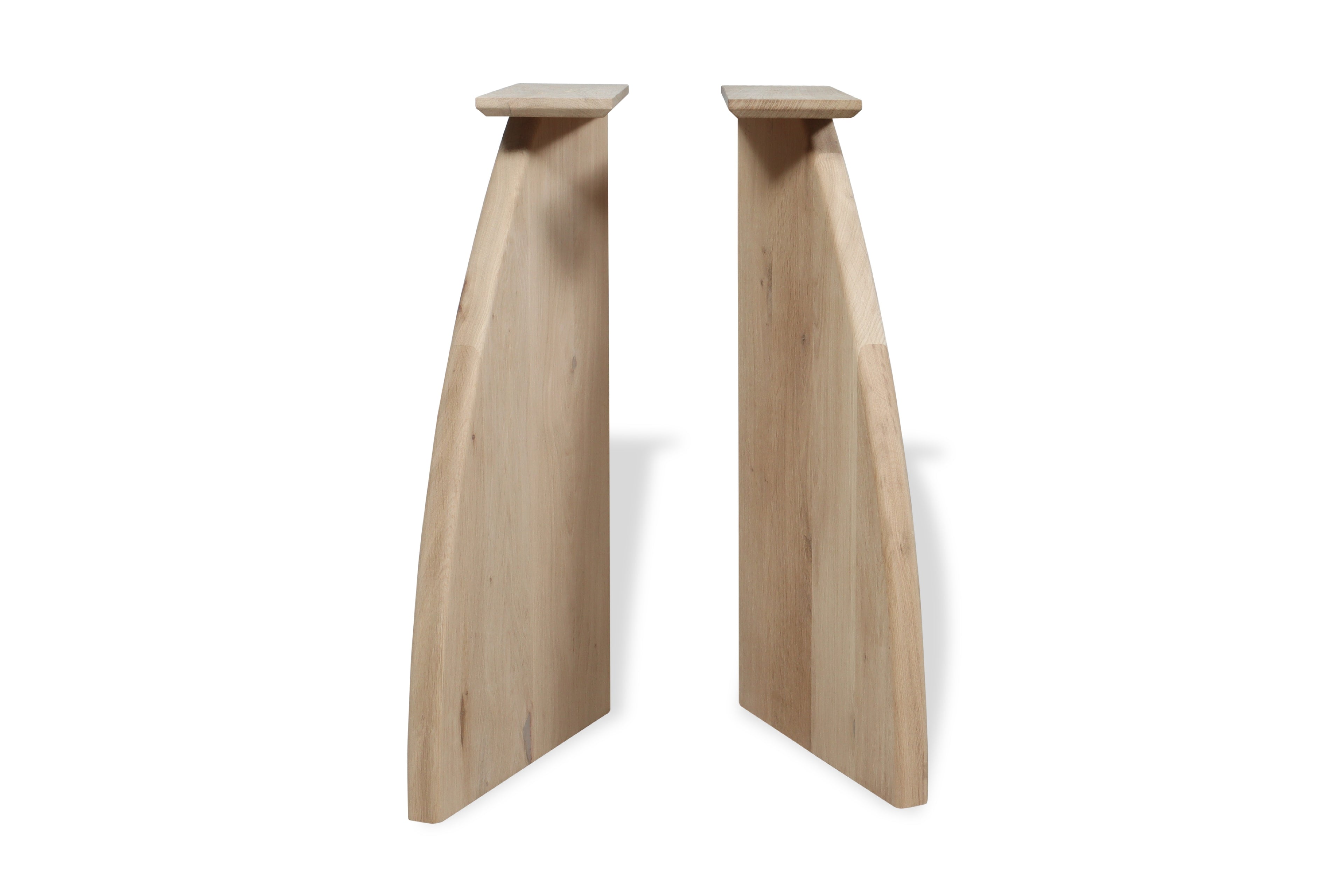 Eiken v-poot set van 2