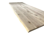 Eiken boomstam eettafel Foss