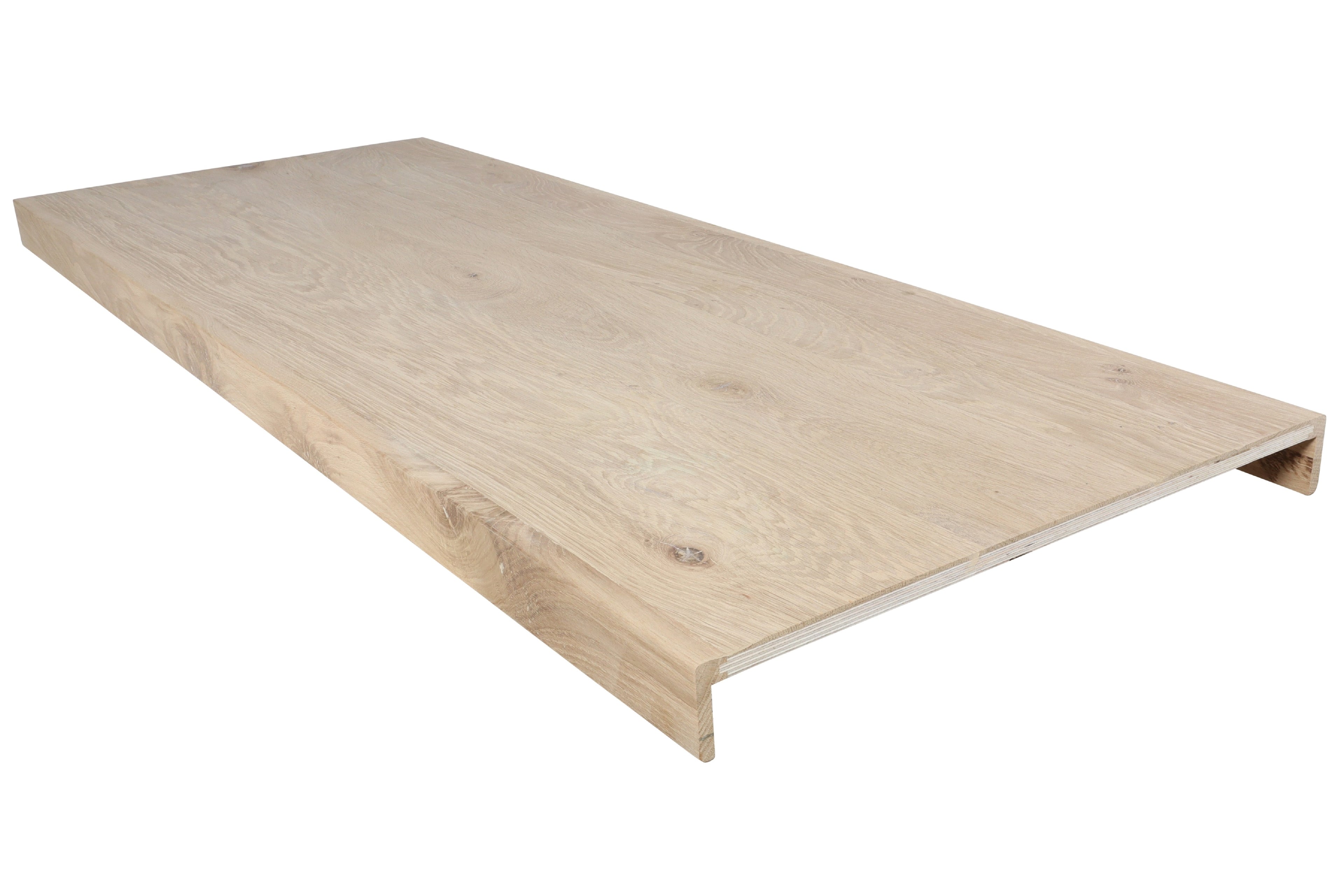 Eiken dubbel overzettreden 138x56cm