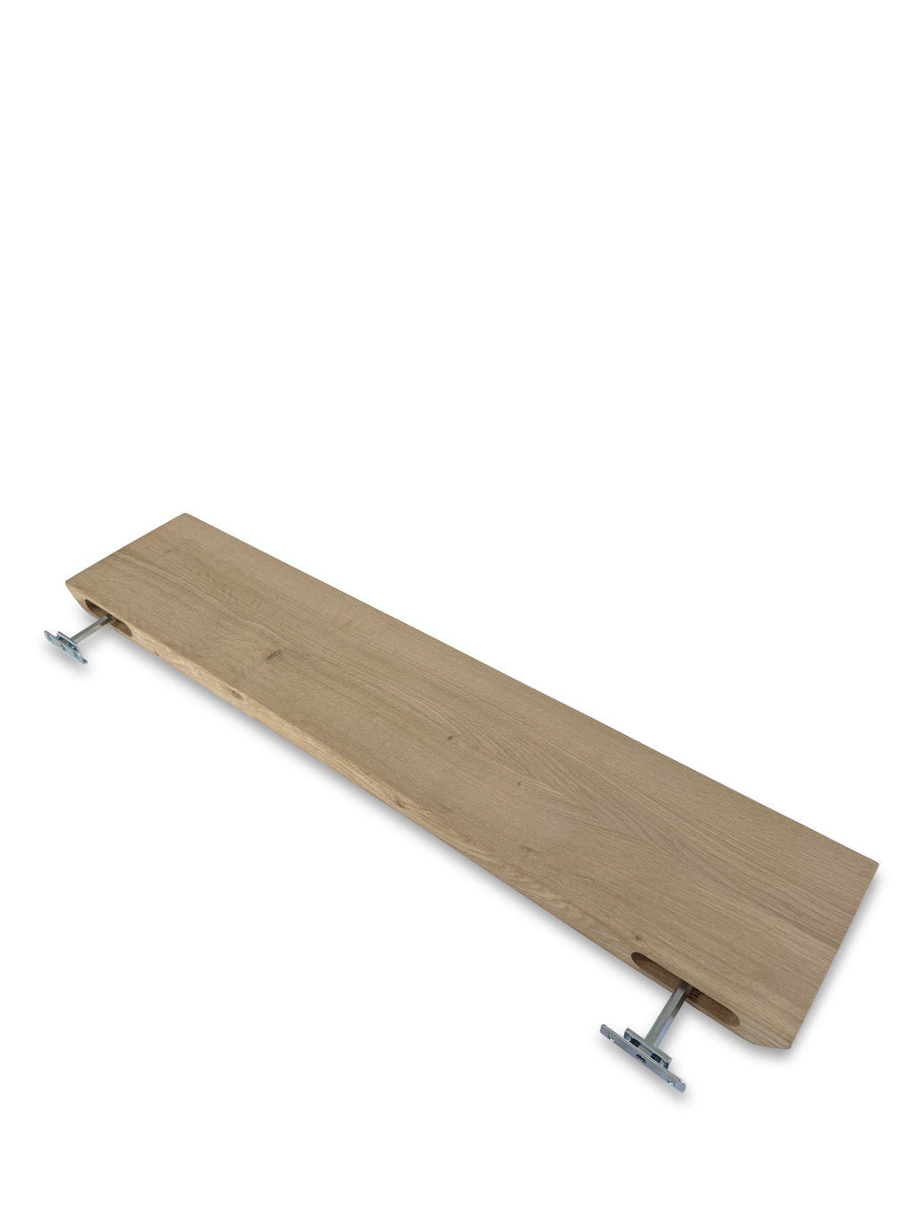 Eiken wandplank verjongde rand 40mm