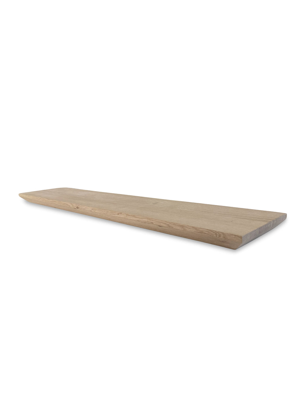 Eiken wandplank verjongde rand 40mm