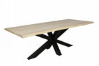 Eiken boomstam eettafel Andrine