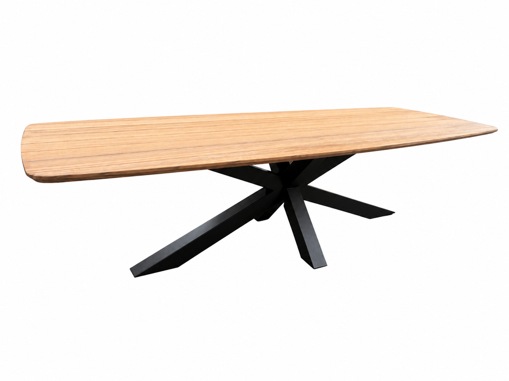 Buitentafel Deens ovaal guyana teak massief