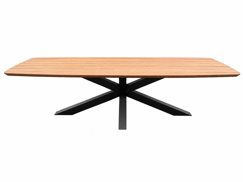 Buitentafel Deens ovaal guyana teak massief