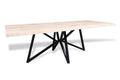 Eiken boomstam eettafel Hannah