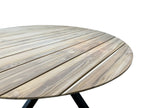 Teak ronde tuintafel Flora