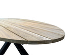 Teak ronde tuintafel Flora