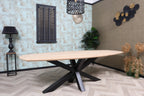 Zweeds ovale eiken eettafel Charlotta