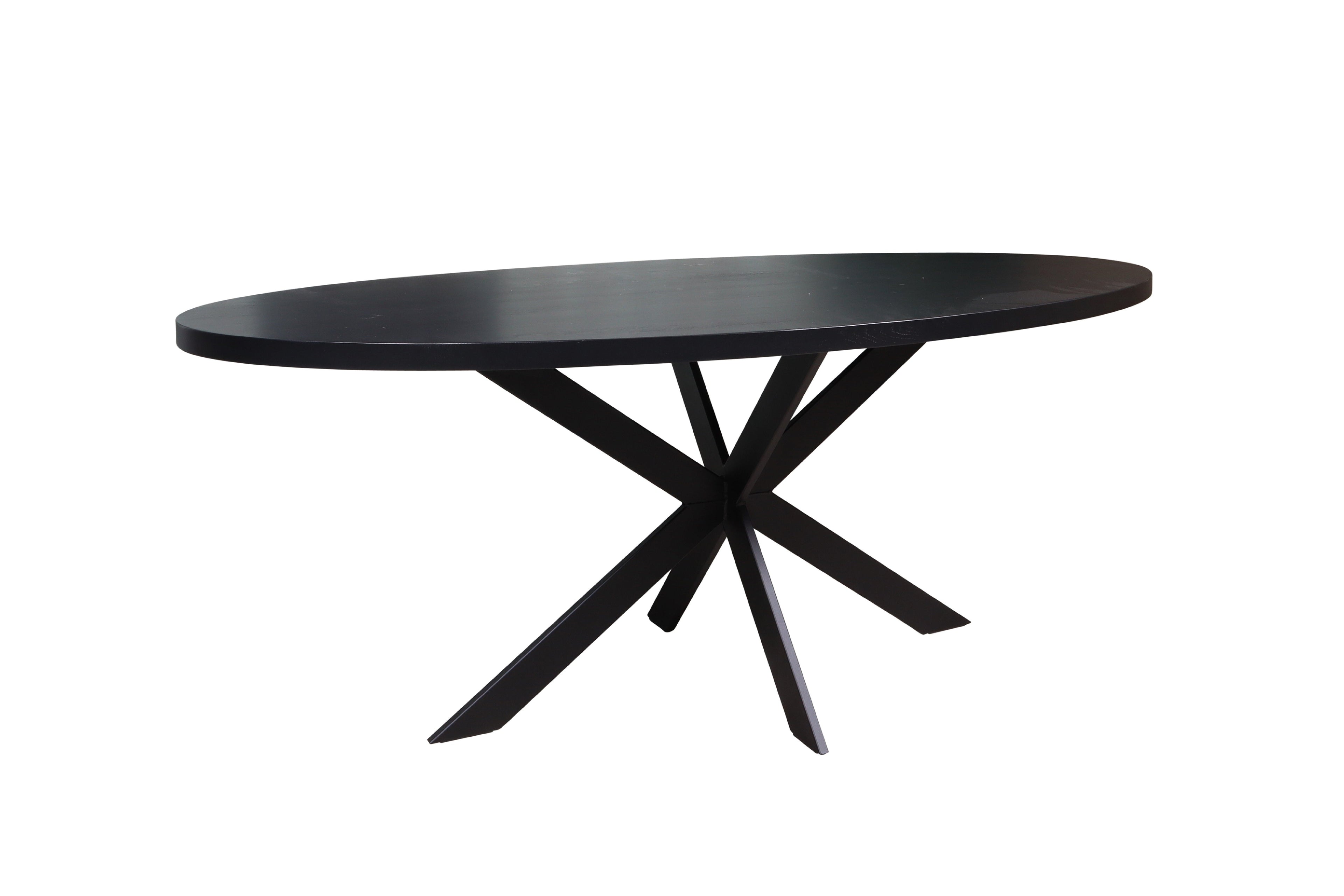 Eiken ovaal tafelblad 40mm