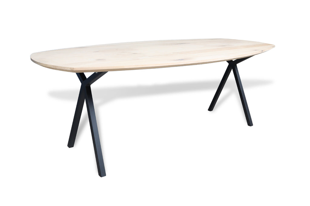 Zweeds ovale eiken eettafel Pippi