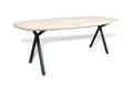 Zweeds ovale eiken eettafel Pippi
