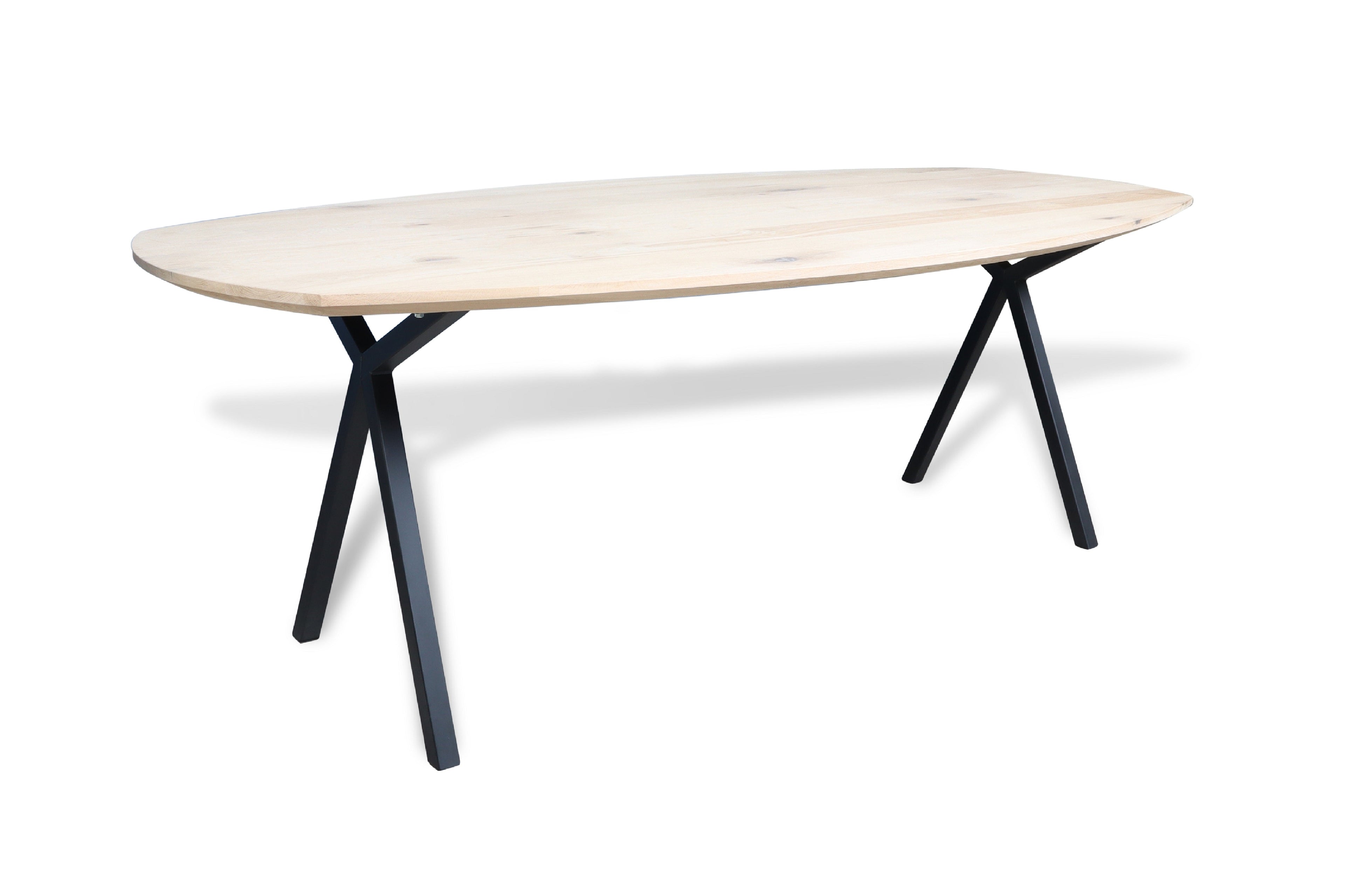 Zweeds ovale eiken eettafel Pippi
