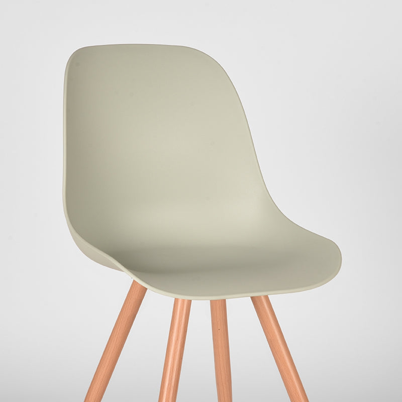 Eetkamerstoel Rimini - Breeze - PP - Naturel Houtlook Frame