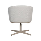 Eetkamerstoel Cannes - Naturel - Royal Boucle - Taupe Metalen Frame