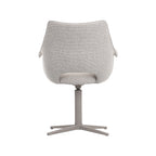 Eetkamerstoel Nozomi - Naturel - Royal Boucle - Taupe Metalen Frame