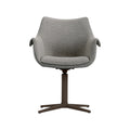 Eetkamerstoel Nozomi - Mushroom - Royal Boucle - Brons Metalen Frame