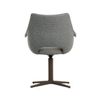 Eetkamerstoel Nozomi - Mushroom - Royal Boucle - Brons Metalen Frame