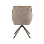 Eetkamerstoel Reims - Taupe - Haga - Brons Metalen Frame