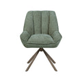 Eetkamerstoel Reims - Hunter - Chenille - Brons Metalen Frame
