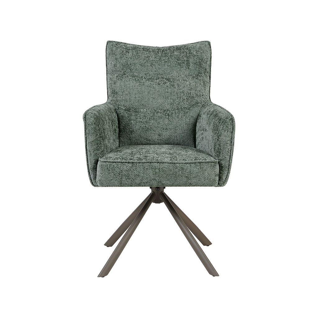 Eetkamerstoel Dubai - Hunter - Haga - Brons Metalen Frame