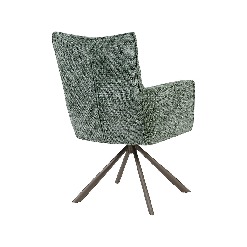 Eetkamerstoel Dubai - Hunter - Haga - Brons Metalen Frame