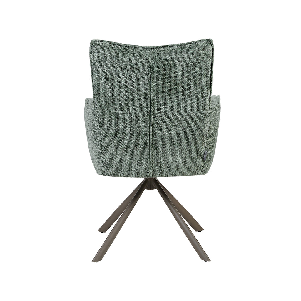 Eetkamerstoel Dubai - Hunter - Haga - Brons Metalen Frame