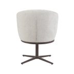 Eetkamerstoel Cannes - Naturel - Geweven - Brons Metalen Frame