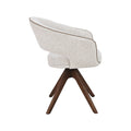 Eetkamerstoel Osuma - Naturel - Geweven - Walnoot Houten Frame