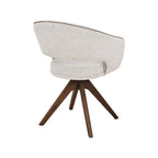 Eetkamerstoel Osuma - Naturel - Geweven - Walnoot Houten Frame