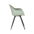 Eetkamerstoel Luca - Forest - PP - Zwart Metalen Frame