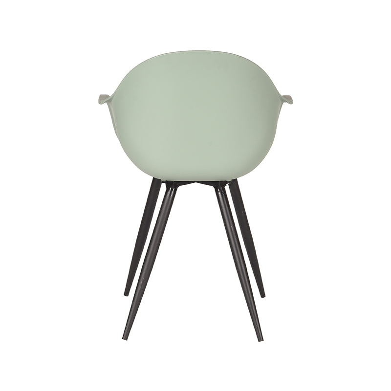 Eetkamerstoel Luca - Forest - PP - Zwart Metalen Frame