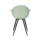 Eetkamerstoel Luca - Forest - PP - Zwart Metalen Frame